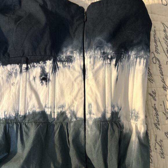 NWT J.Crew Strapless Drop-Waist Dress in Dip-Dye 4 - Picture 8 of 8